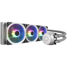酷冷至尊(CoolerMaster)冰神P360ARGB 银色 CPU水冷散热器(I9 2066、TR4/一体式ARGB风扇/发光冷头/低阻冷排)