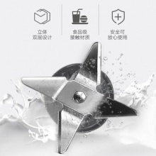 美的（Midea）料理机家用 多功能三杯榨汁机研磨机 婴儿辅食研磨搅拌机LZ25Easy121（李现推荐）