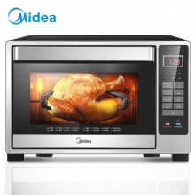 美的（Midea）T4-L326F 32升家用多功能电烤箱 专业烘焙 智能菜单 搪瓷内胆 双层隔热门